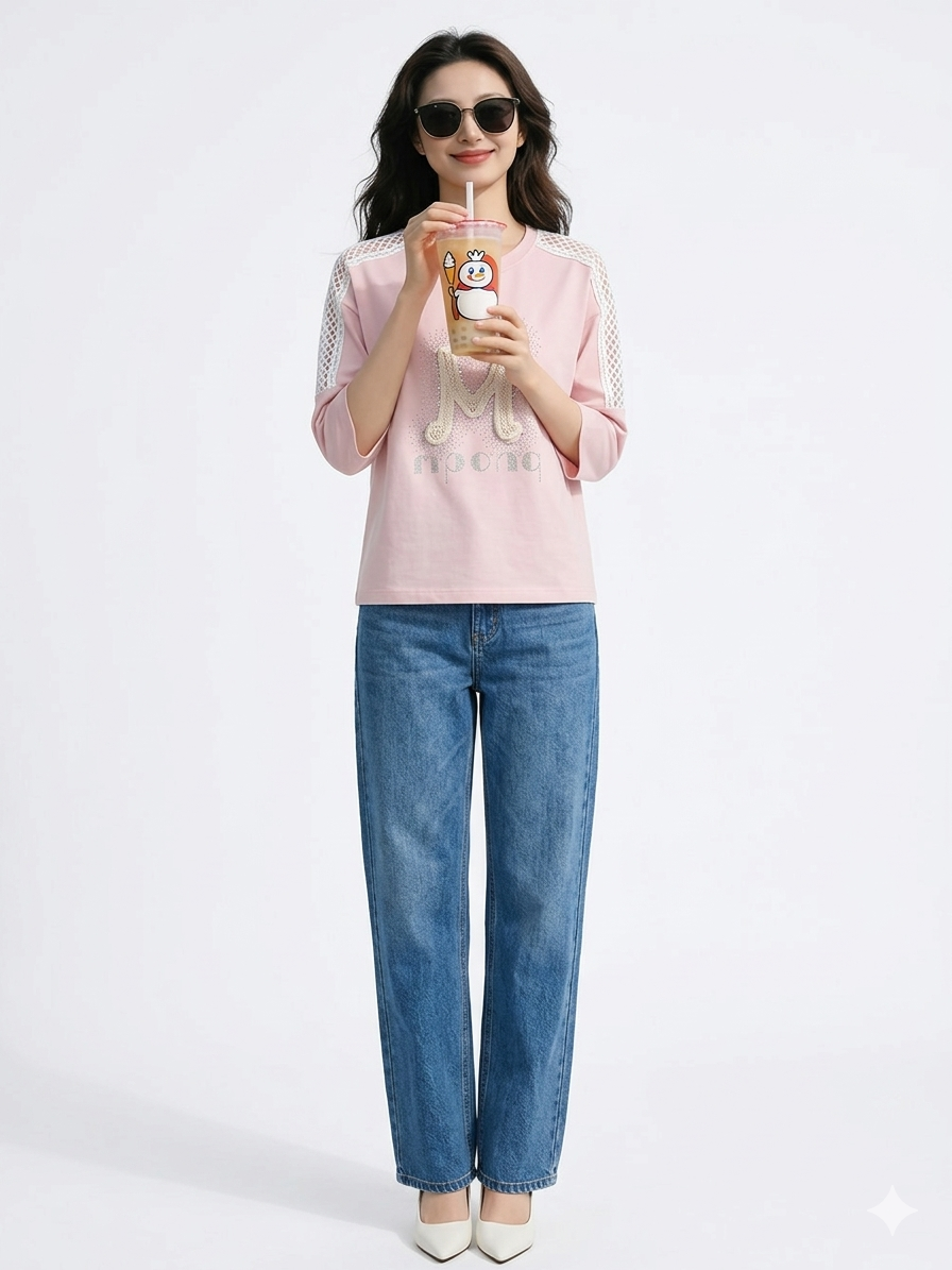 Luxe Cotton Top – Elegant Italian Design with Premium Comfort