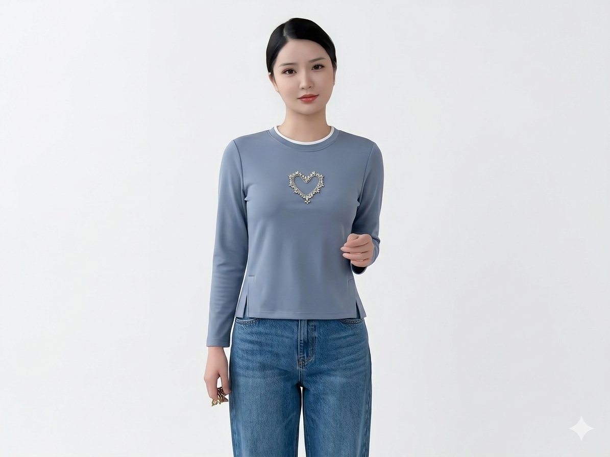 The Romantic Boho Drop-Shoulder Tee