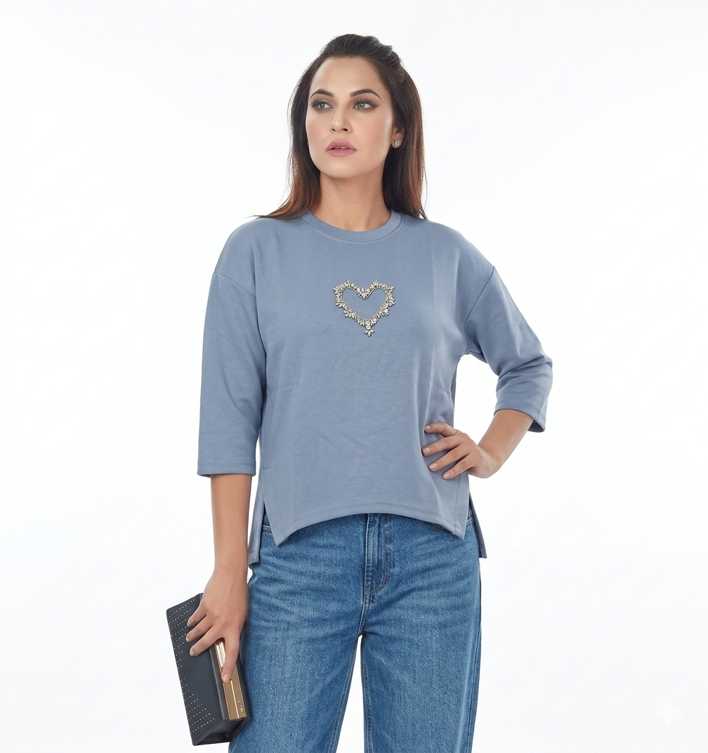 The Romantic Boho Drop-Shoulder Tee