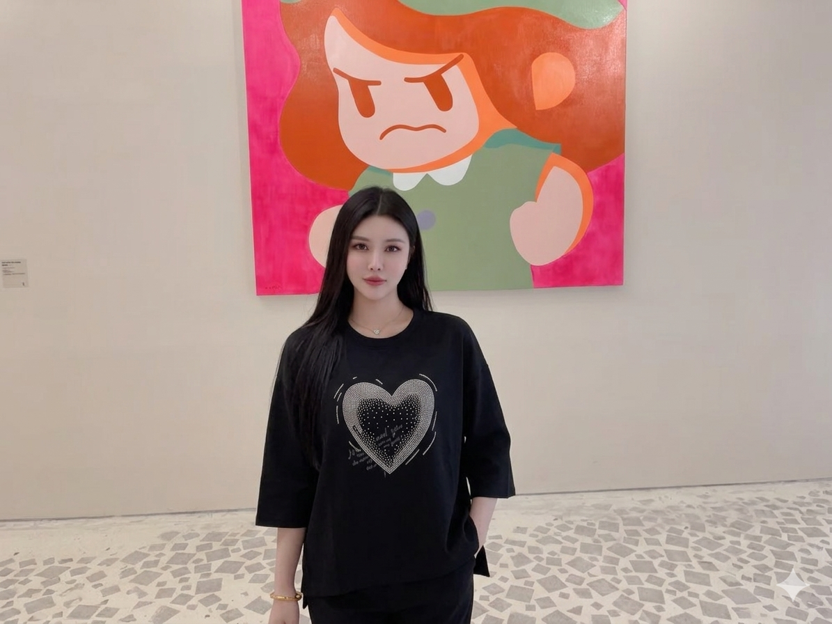 Flora Studio Drop-Shoulder Tee