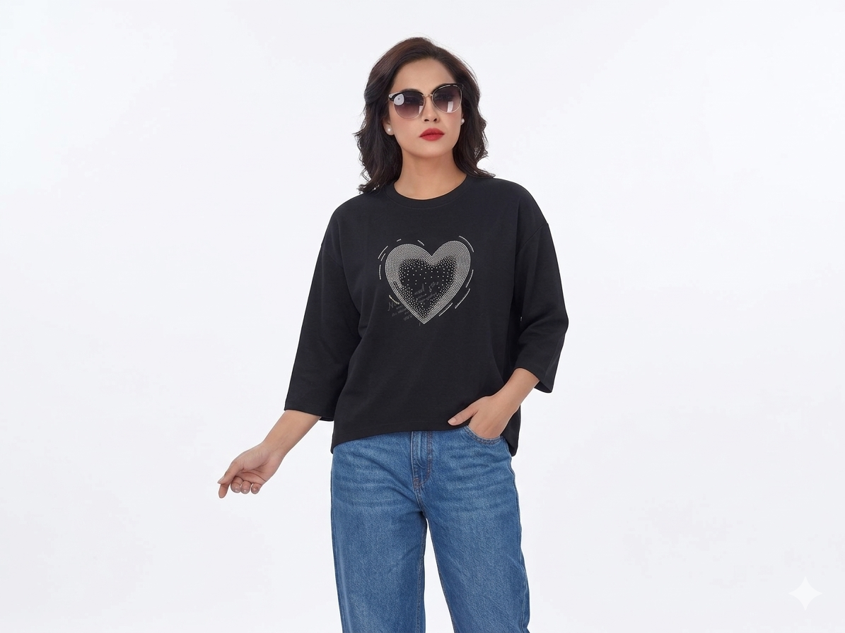 Flora Studio Drop-Shoulder Tee