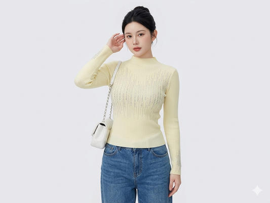 Casual Chic Top - with Sparkle Stripes