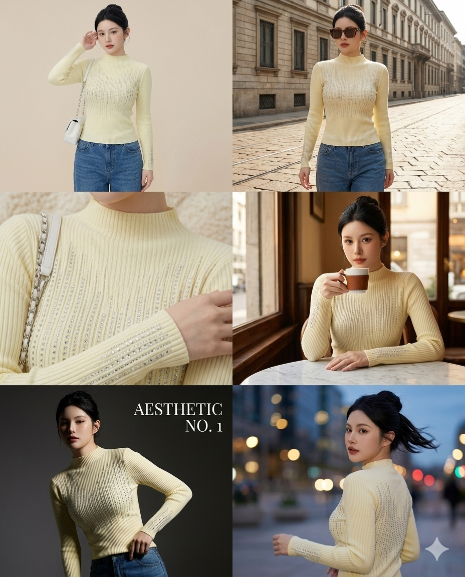 Casual Chic Top - with Sparkle Stripes