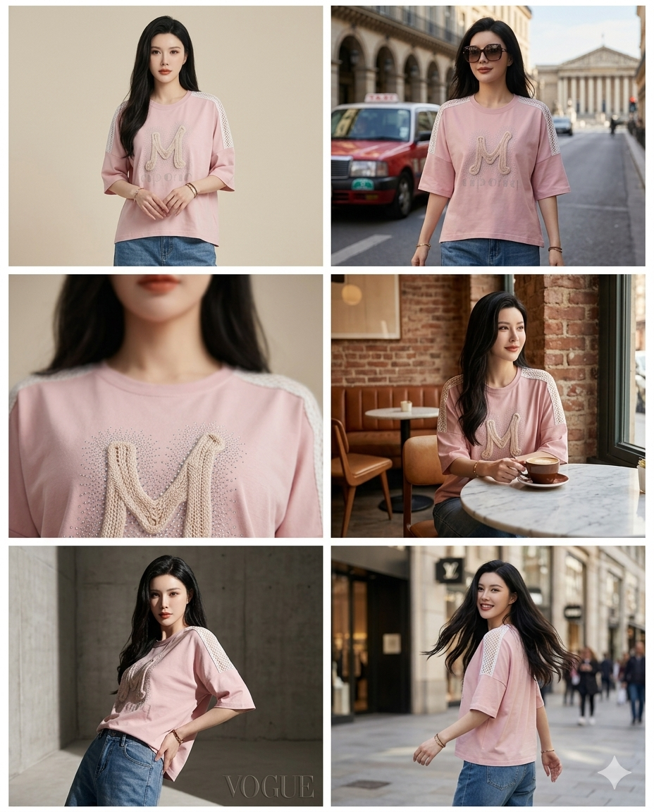 Luxe Cotton Top – Elegant Italian Design with Premium Comfort