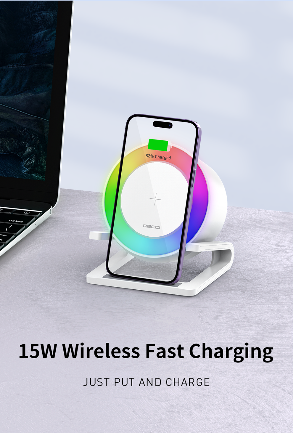 Wireless Charger With Smart Speaker