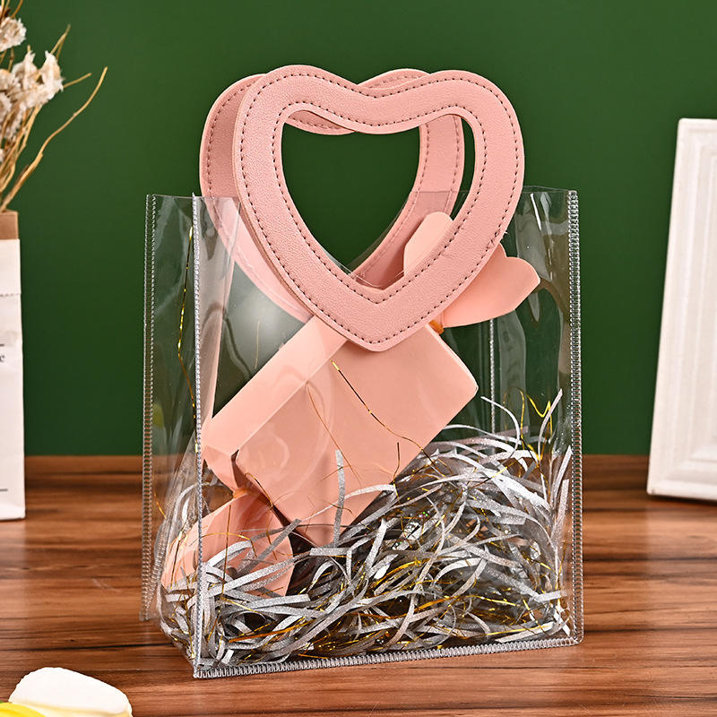 Transparent Gift Bags – Elegant Love-Inspired Packaging