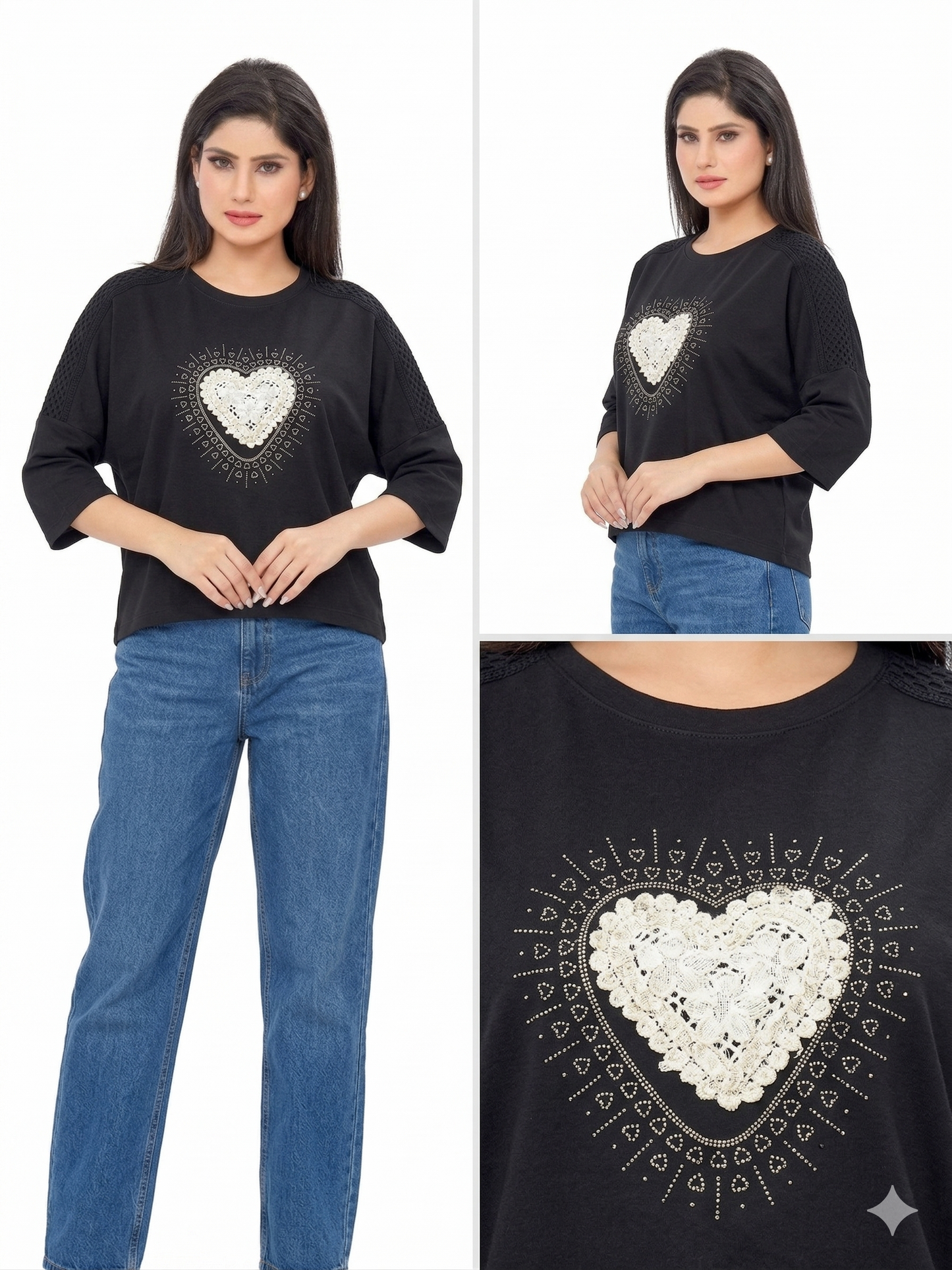 The Romantic Boho Drop-Shoulder Tee