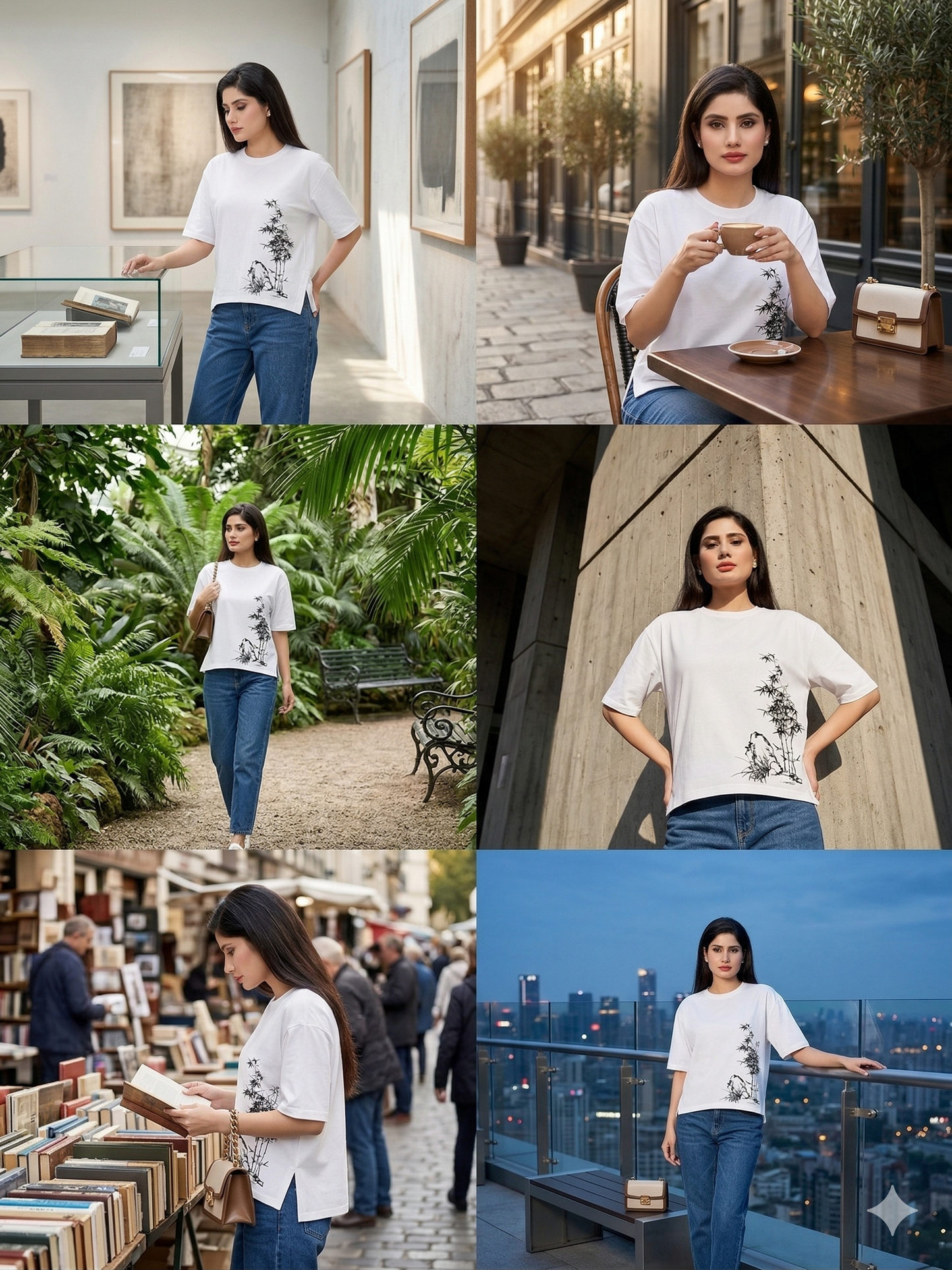 Flora Studio Drop-Shoulder Tee
