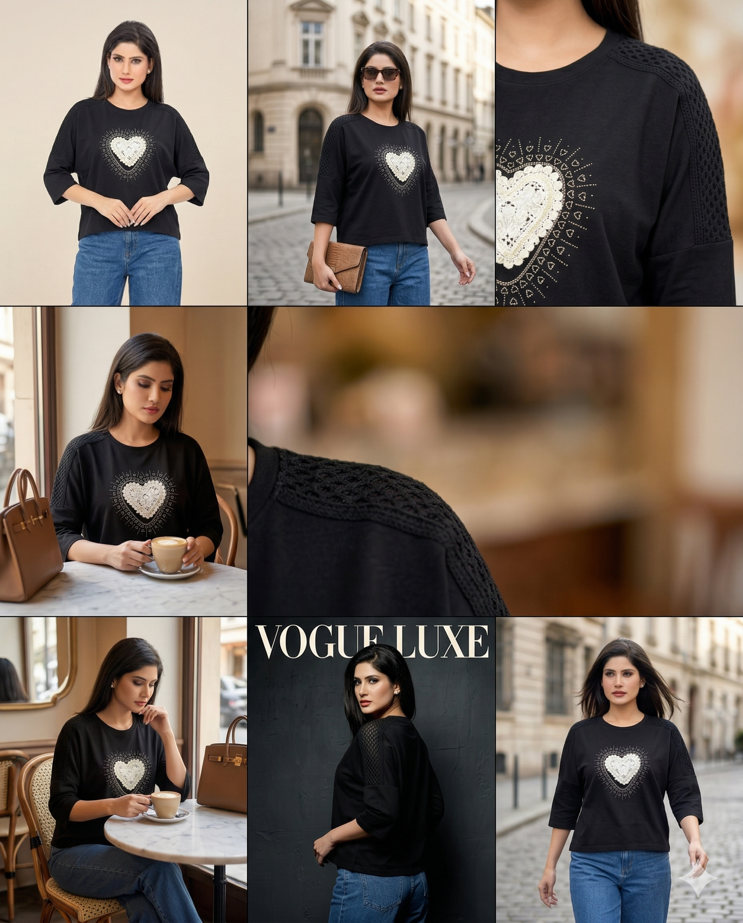 The Romantic Boho Drop-Shoulder Tee