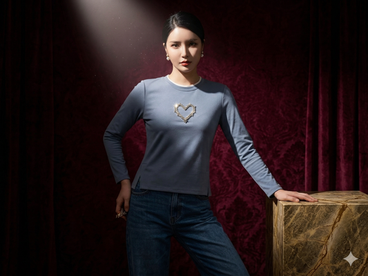 The Romantic Boho Drop-Shoulder Tee