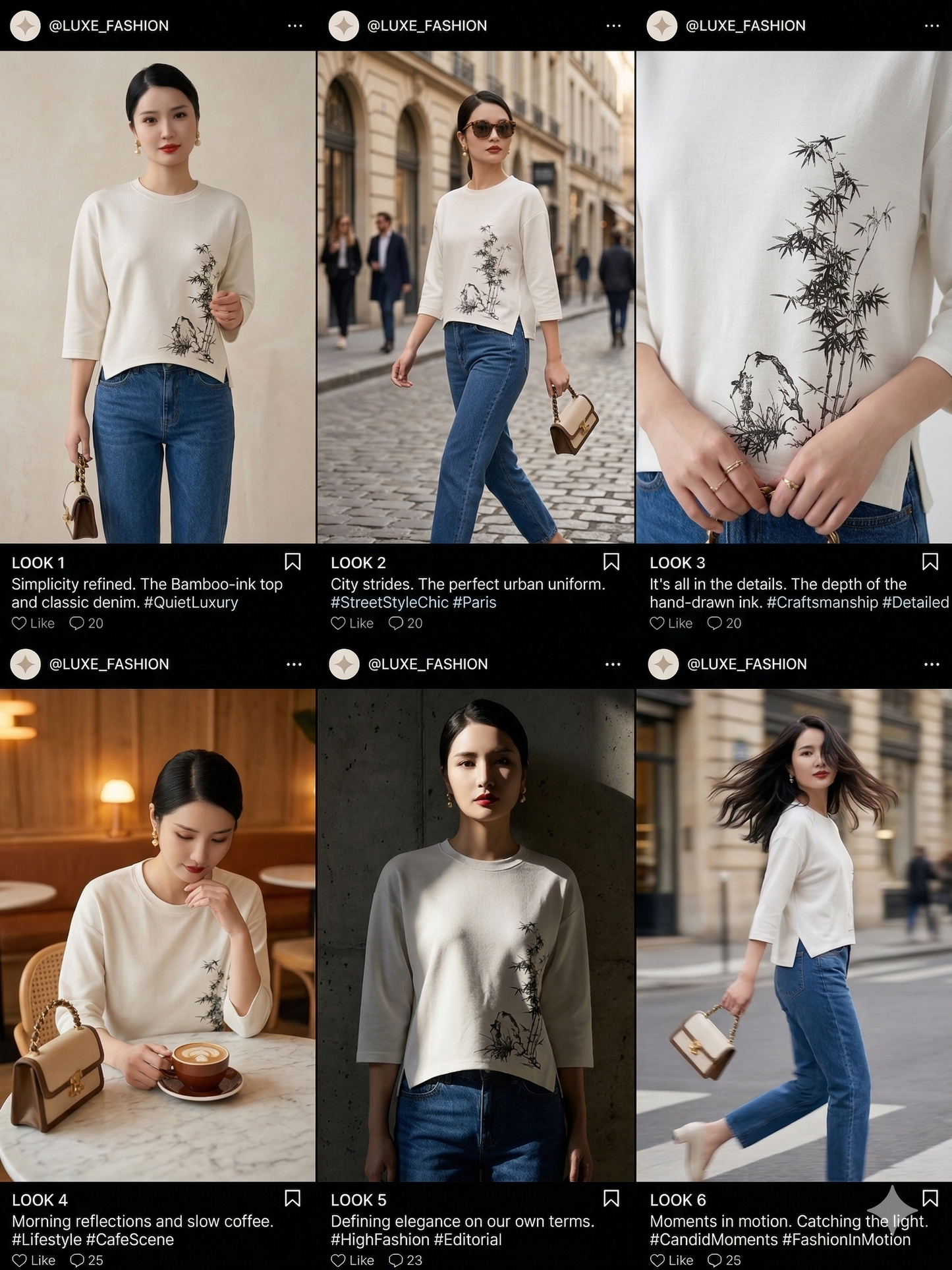 Flora Studio Drop-Shoulder Tee