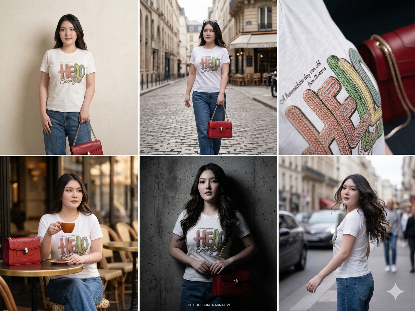 Graphic "Hello" - Casual T-Shirt