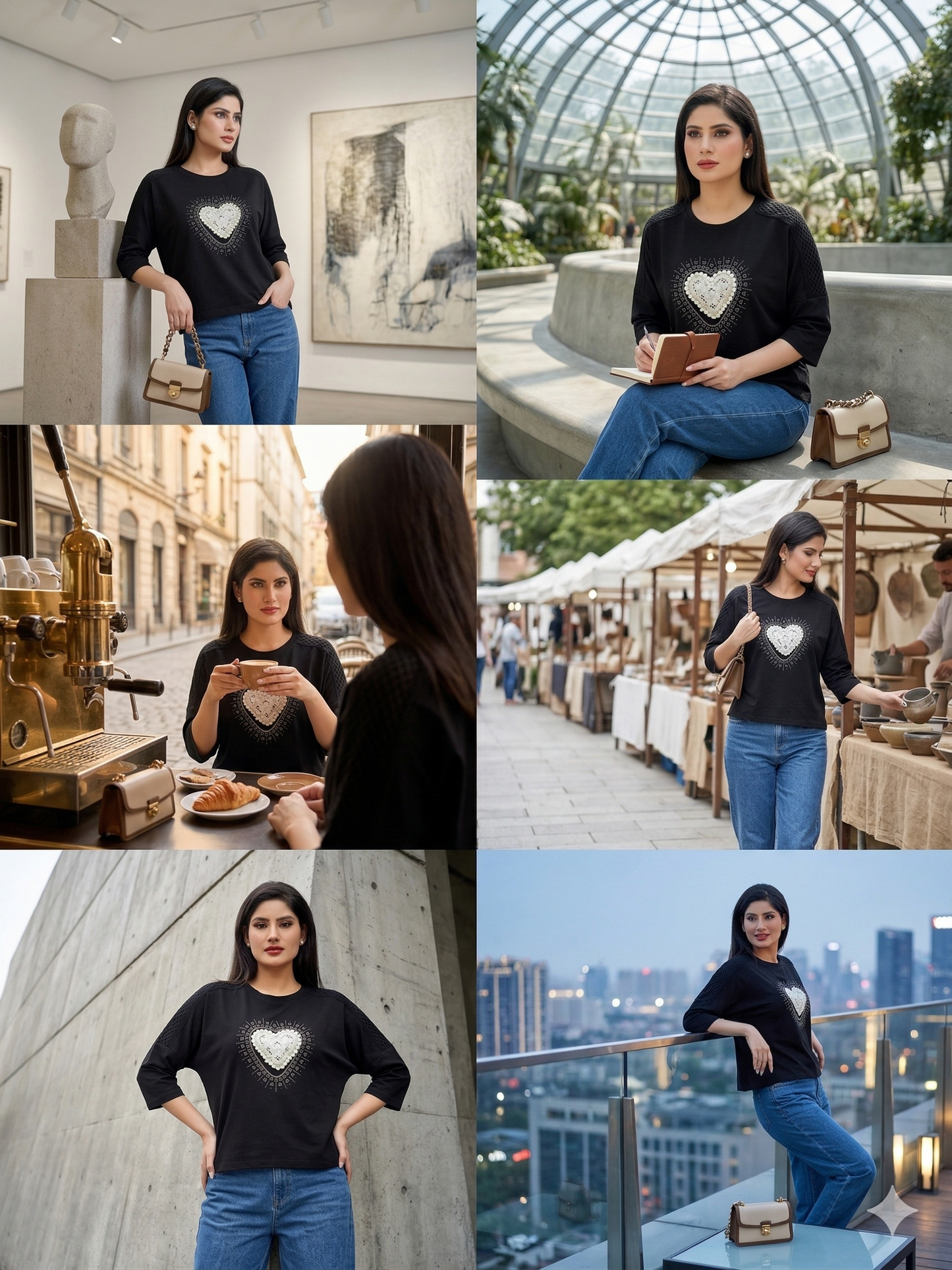 The Romantic Boho Drop-Shoulder Tee