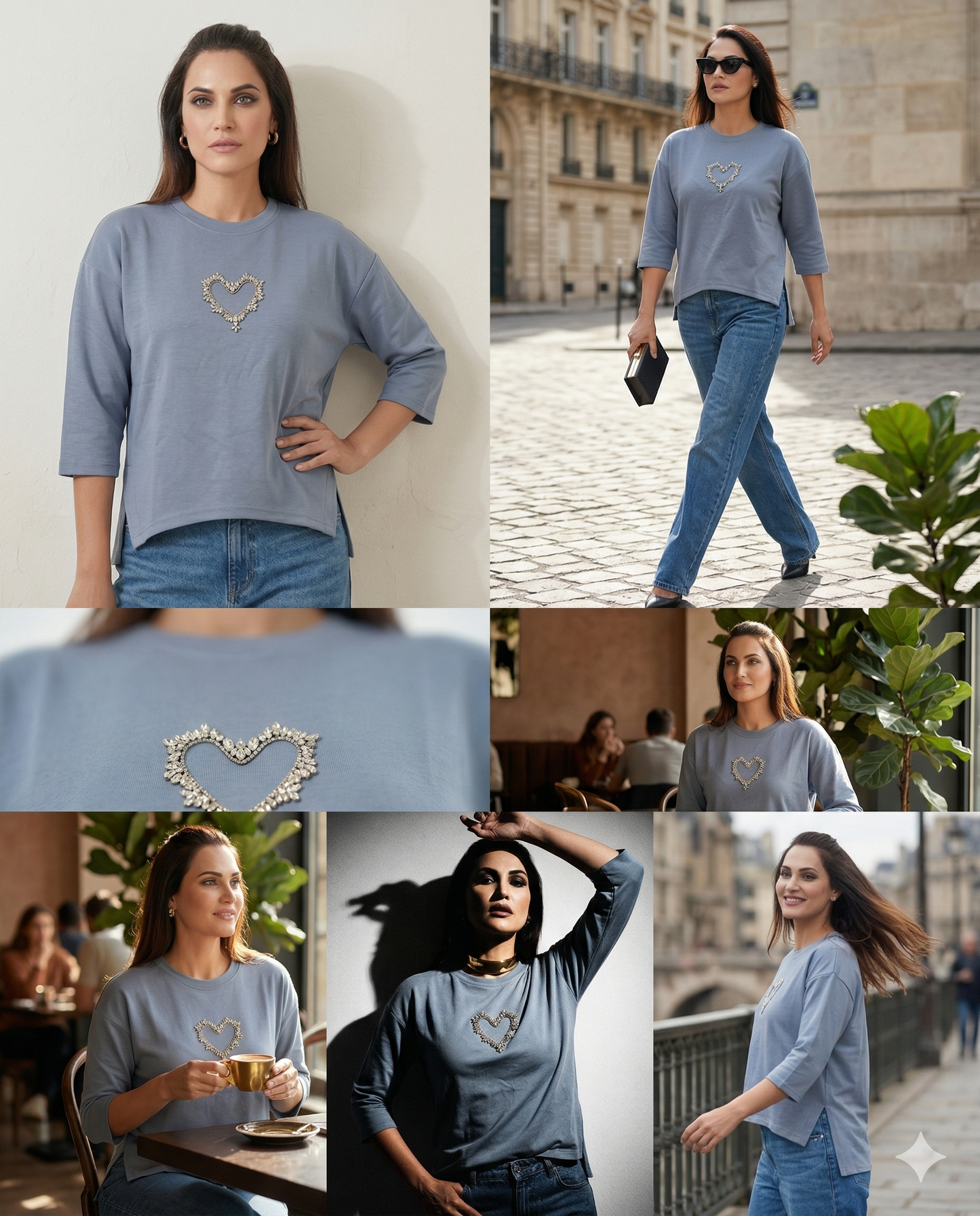 The Romantic Boho Drop-Shoulder Tee