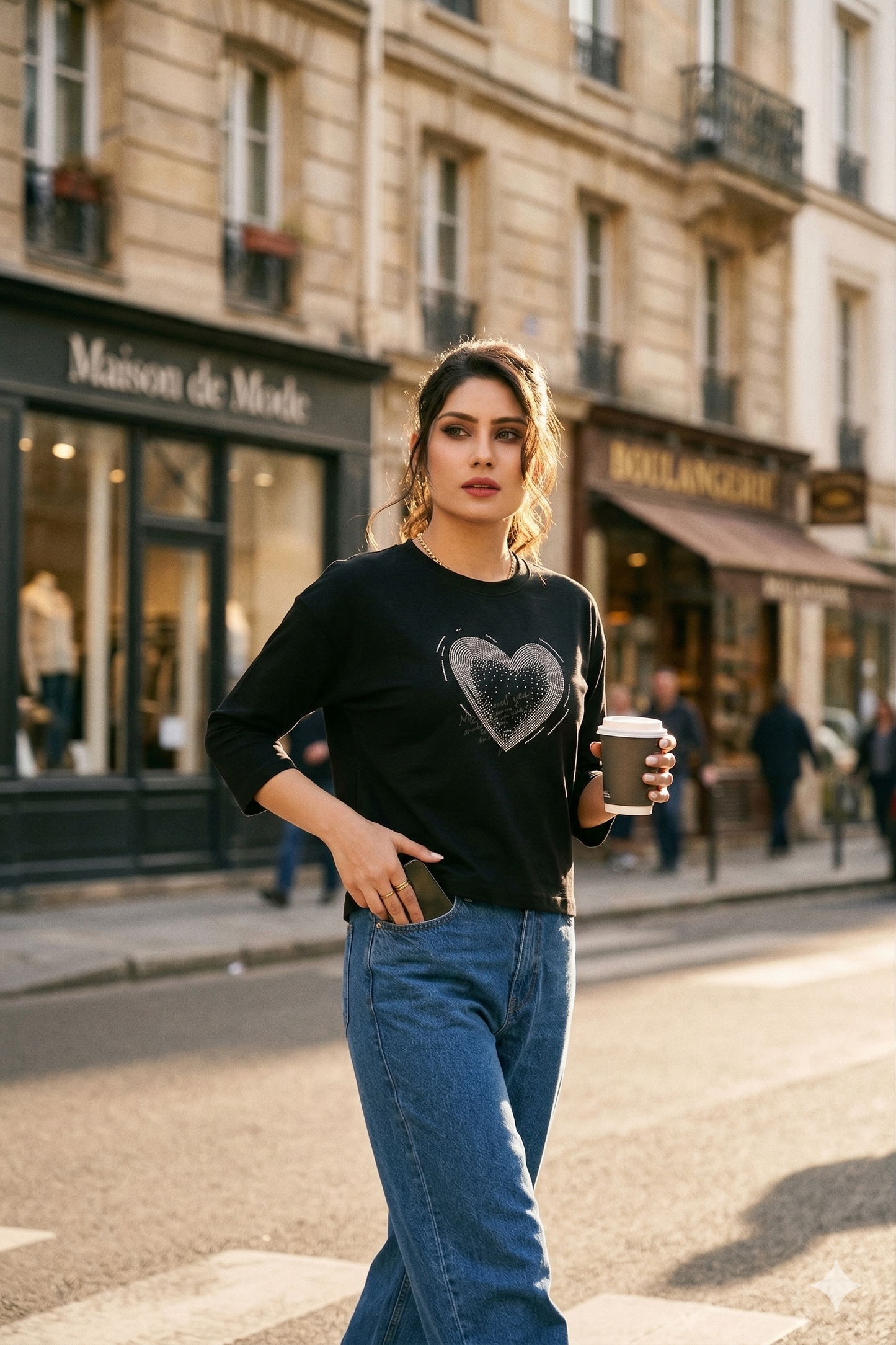 Flora Studio Drop-Shoulder Tee
