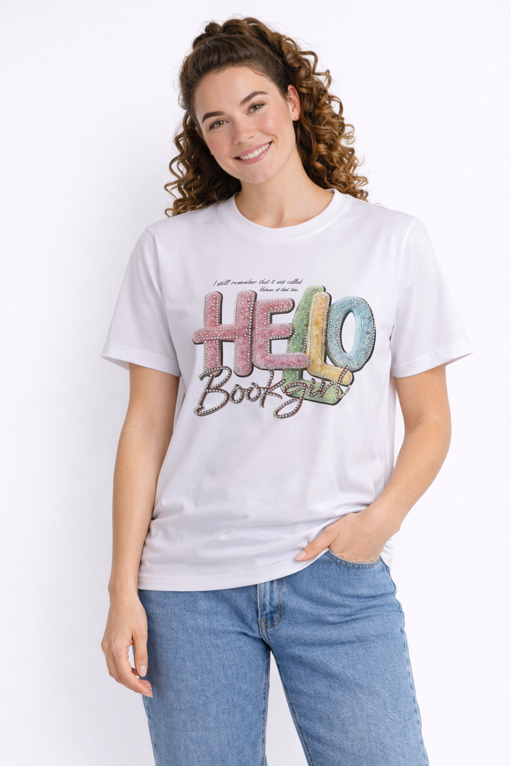 Graphic "Hello" - Casual T-Shirt