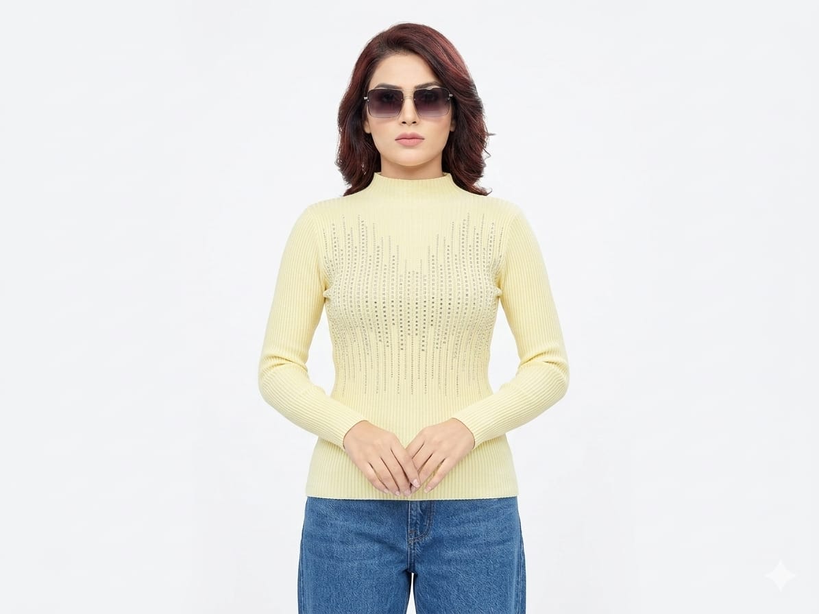 Casual Chic Top - with Sparkle Stripes