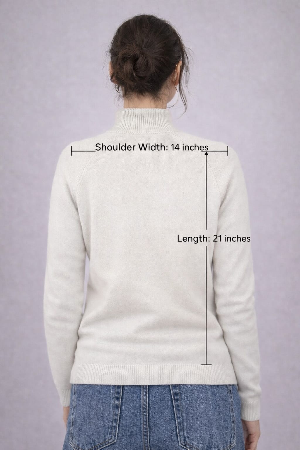 Turtleneck Knit Top