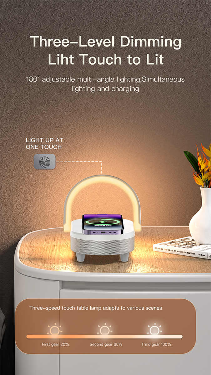 4 IN 1 SPEAKER WIRELESS CHARGER