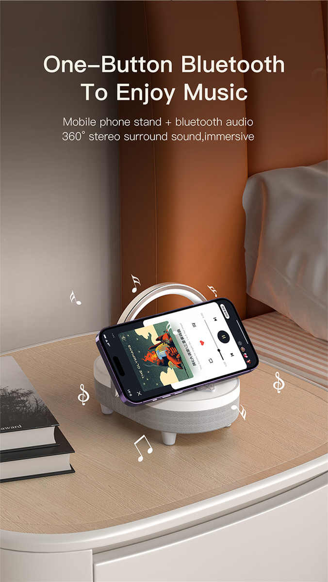 4 IN 1 SPEAKER WIRELESS CHARGER