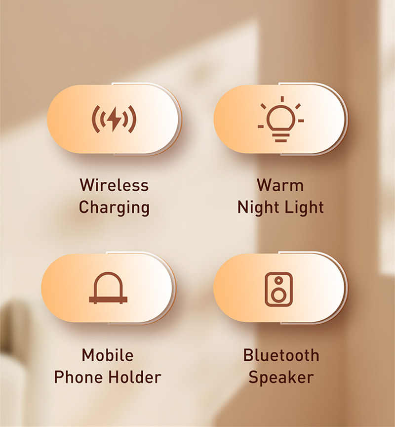 4 IN 1 SPEAKER WIRELESS CHARGER