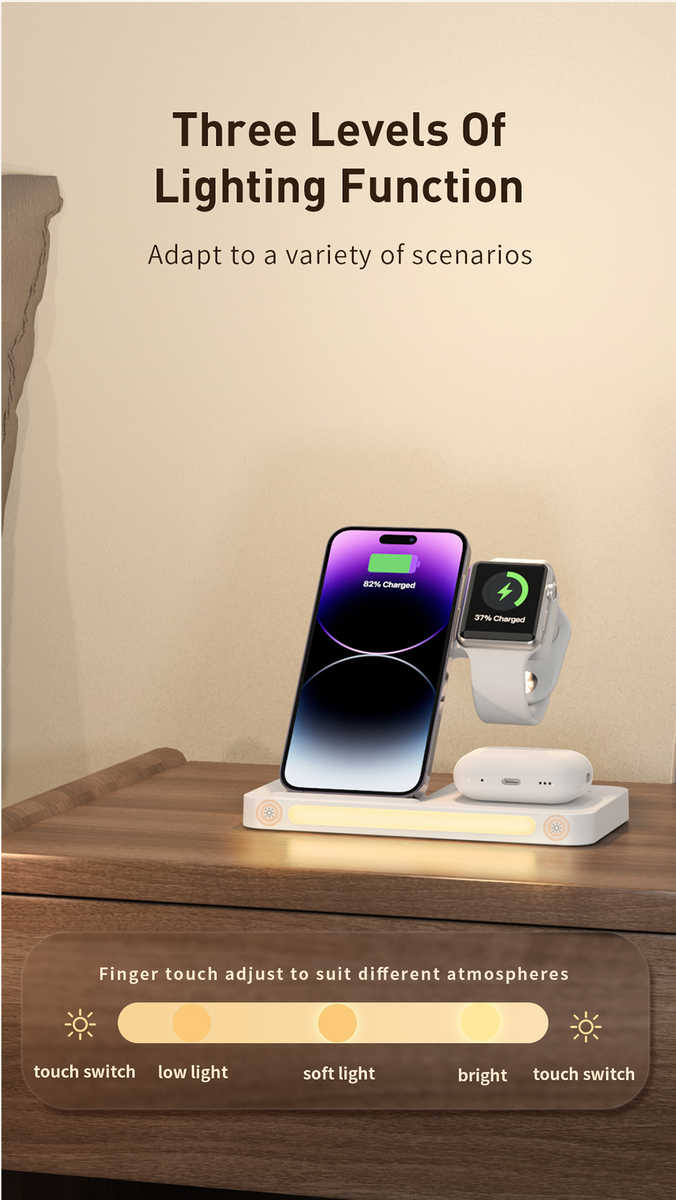 wireless charger 4 IN 1 Folding