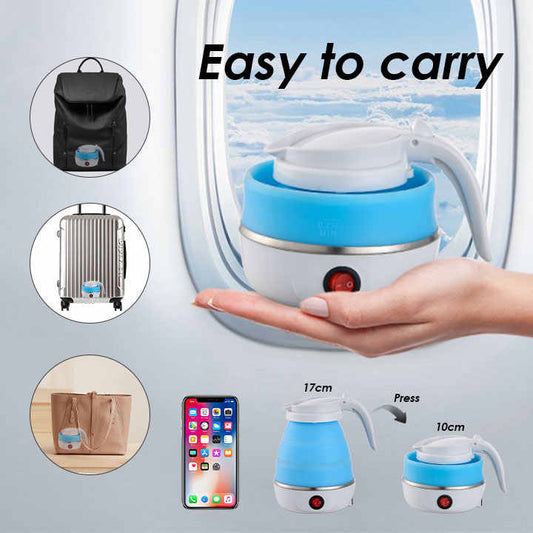 Easy Carry To Travel Folding Electric Cattle Kettle tea Pot