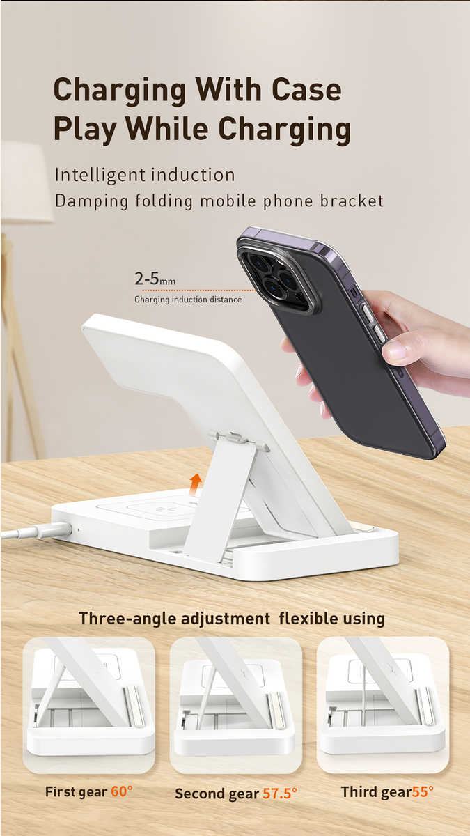 wireless charger 4 IN 1 Folding