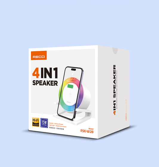 Wireless Speaker& charger with  4 IN 1