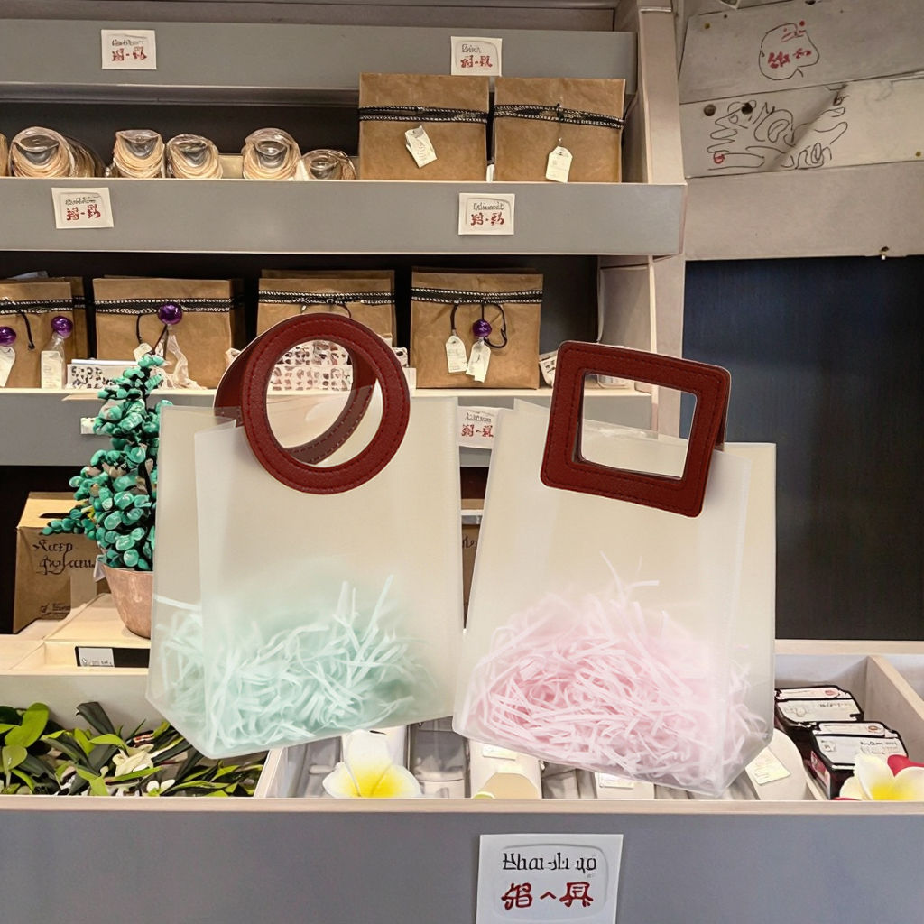 Transparent Gift Bags – Elegant Love-Inspired Packaging