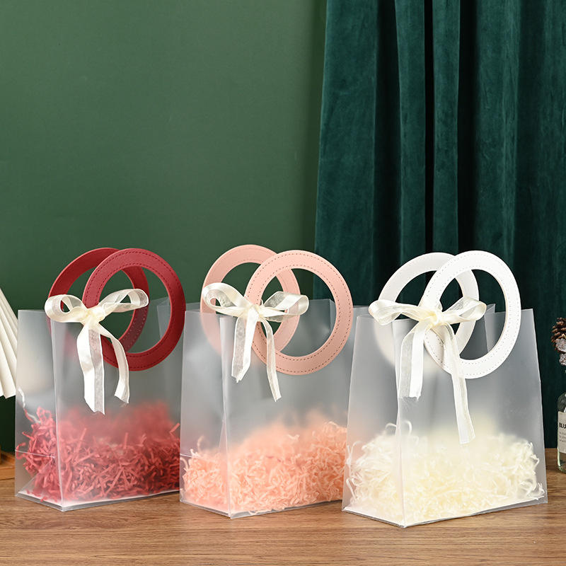 Transparent Gift Bags – Elegant Love-Inspired Packaging